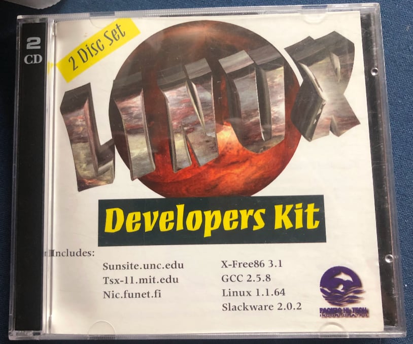 Slackware Linux CD Case