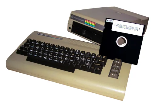 Commodore 64 with disk drive